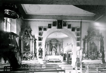 Kirche 1920 - Innenansicht