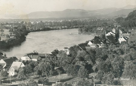 Ansichtskarte - Flugaufnahme von Westen - ©Reto Hofer