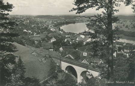 Ansichtskarte - Kurort Mumpf von der Mumpferfluh her aufgenommen - ©Reto Hofer