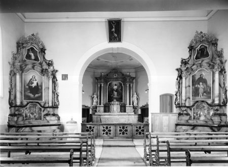 Kirche 1949 - Die Innenansicht