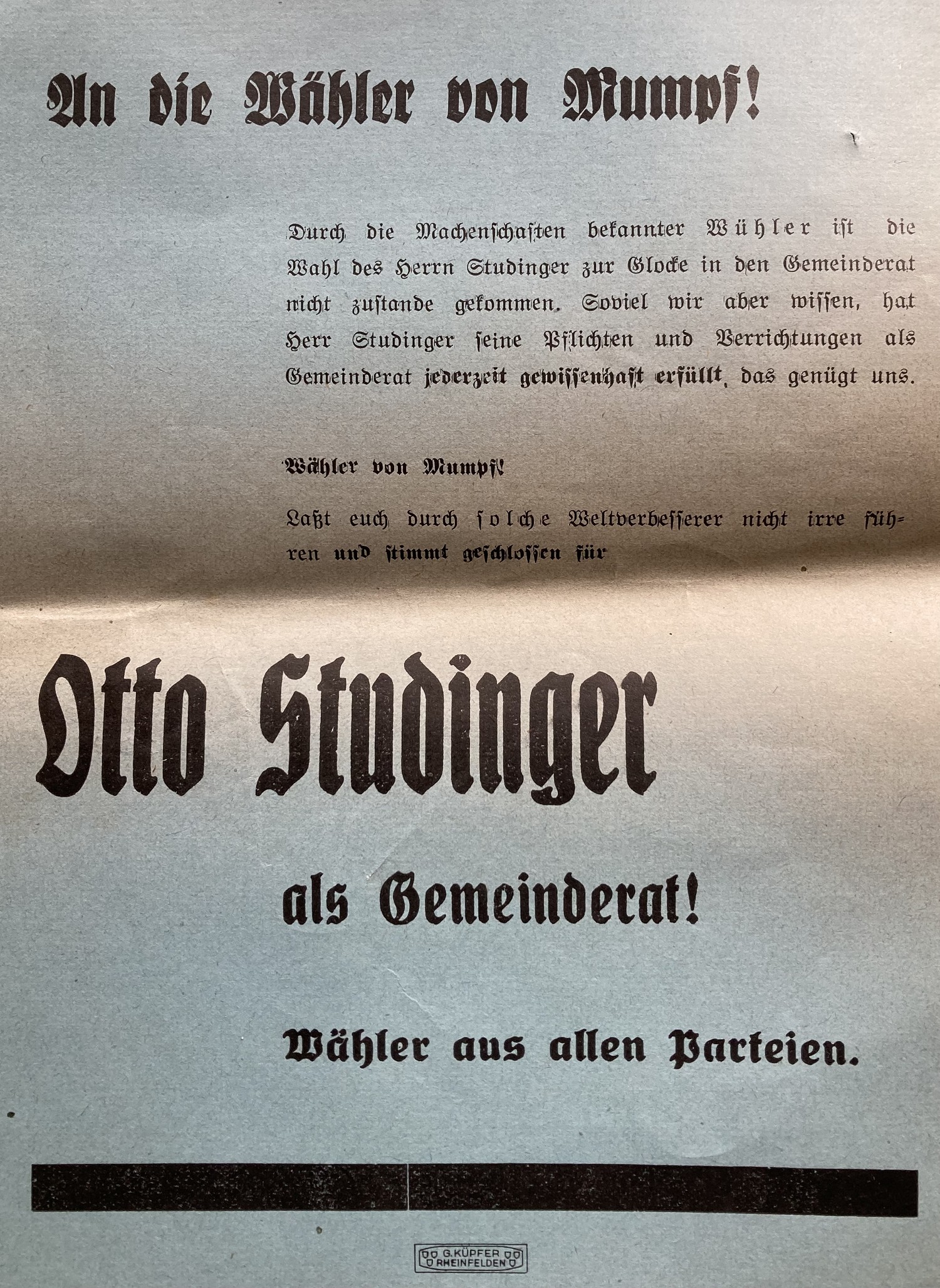 15 als gemeinderat