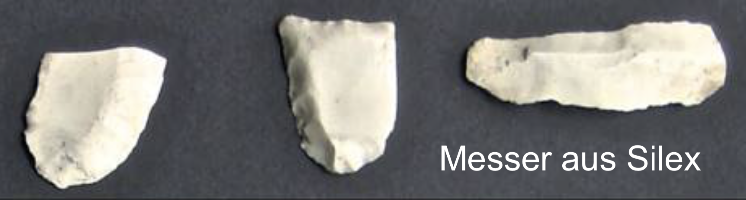 Messer aus Silex