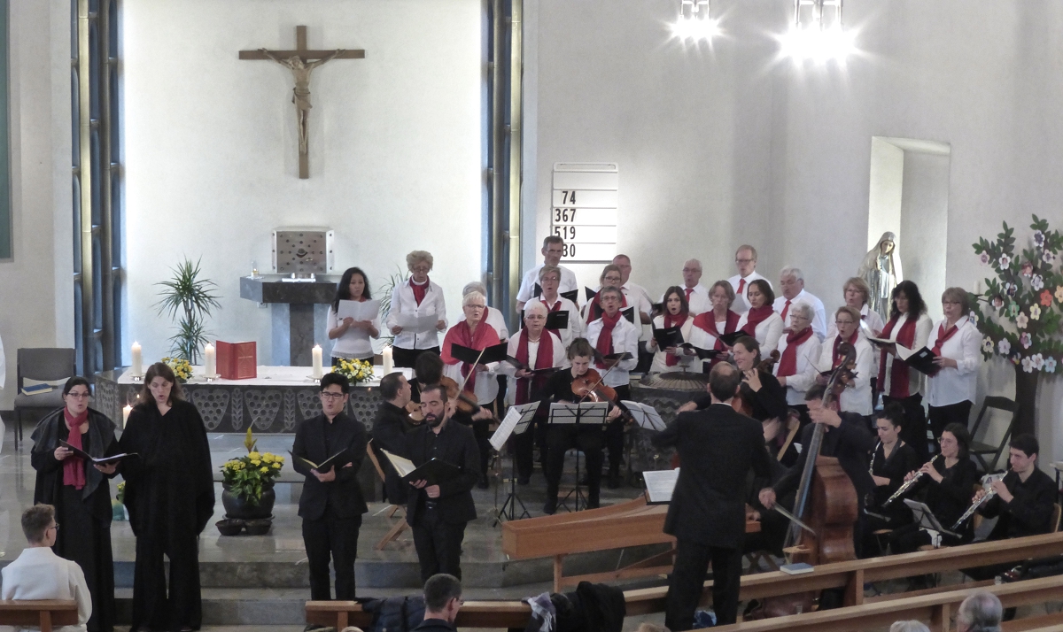 32 der kirchenchor in aktion